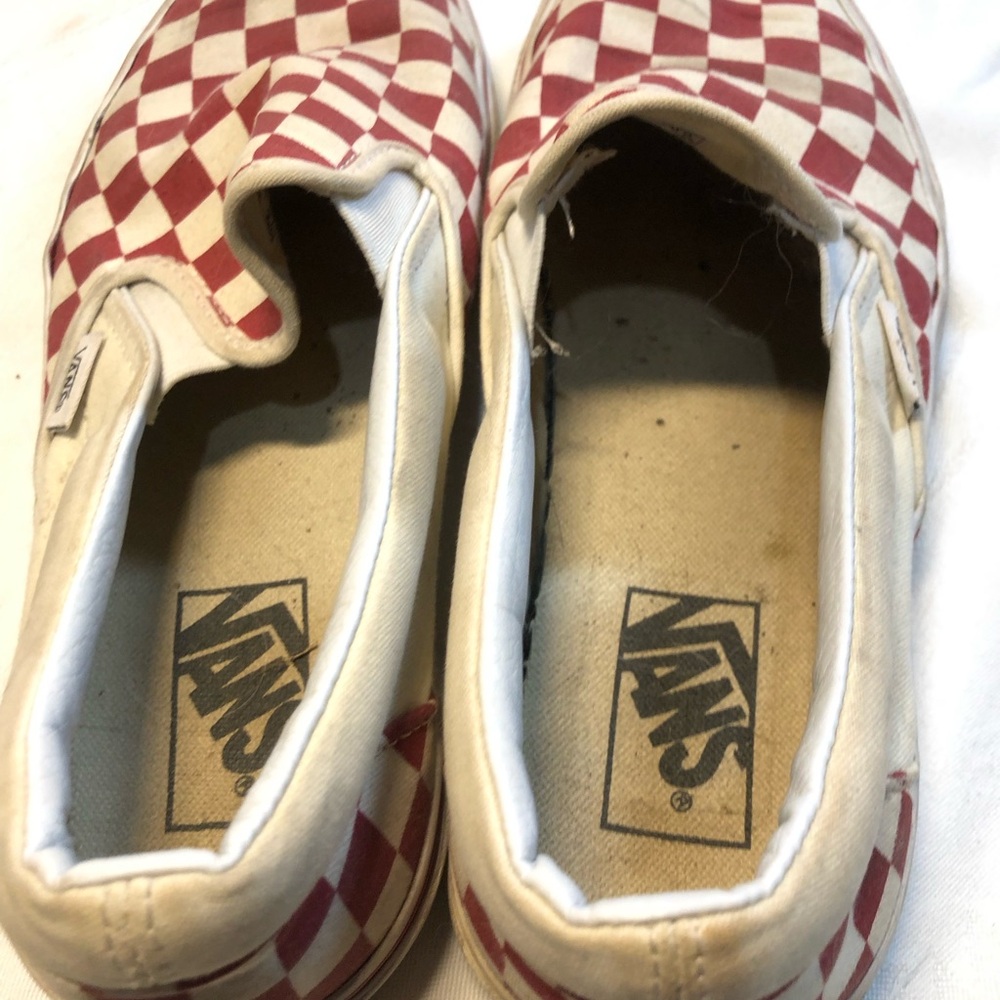 Vans Checkerboard Sneakers, used condition Men’s 7.5 Women’s 9 - Picture 12 of 14